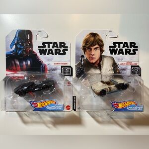 STAR WARS HOT WHEELS Darth Vader X Luke Skywalker